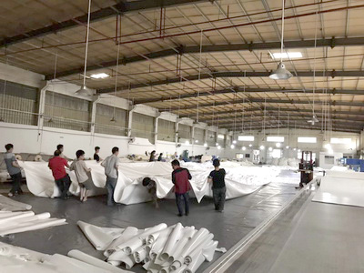 膜材料加工廠,PVC膜材料加工廠,PTFE膜材料加工,ETFE膜材料加工,網格膜材料加工,膜材料五金配件