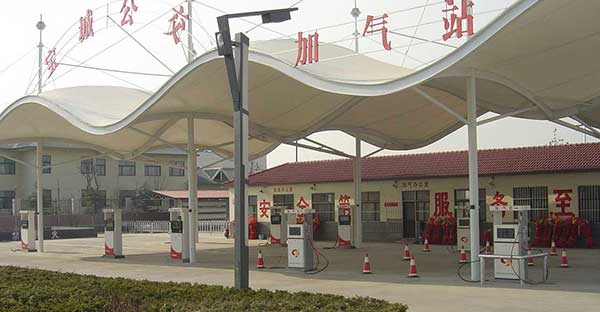 商業街膜結構