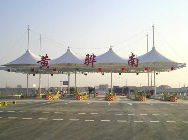 小區花園張拉膜