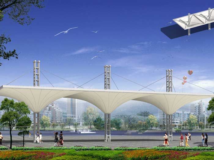 國際航空展覽中心充氣膜結構