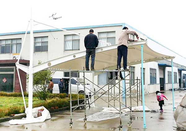東莞市高埗鎮公用事業服務中心景觀膜結構