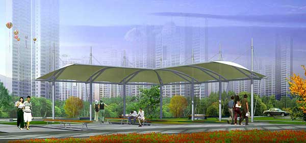 韶關市接待辦公室韶州賓館網球場膜結構